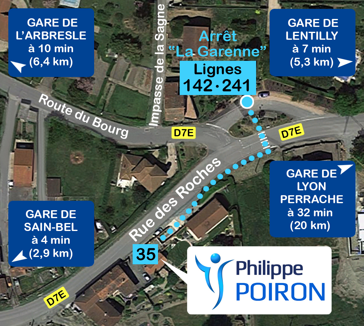 plan d'accès transports en commun