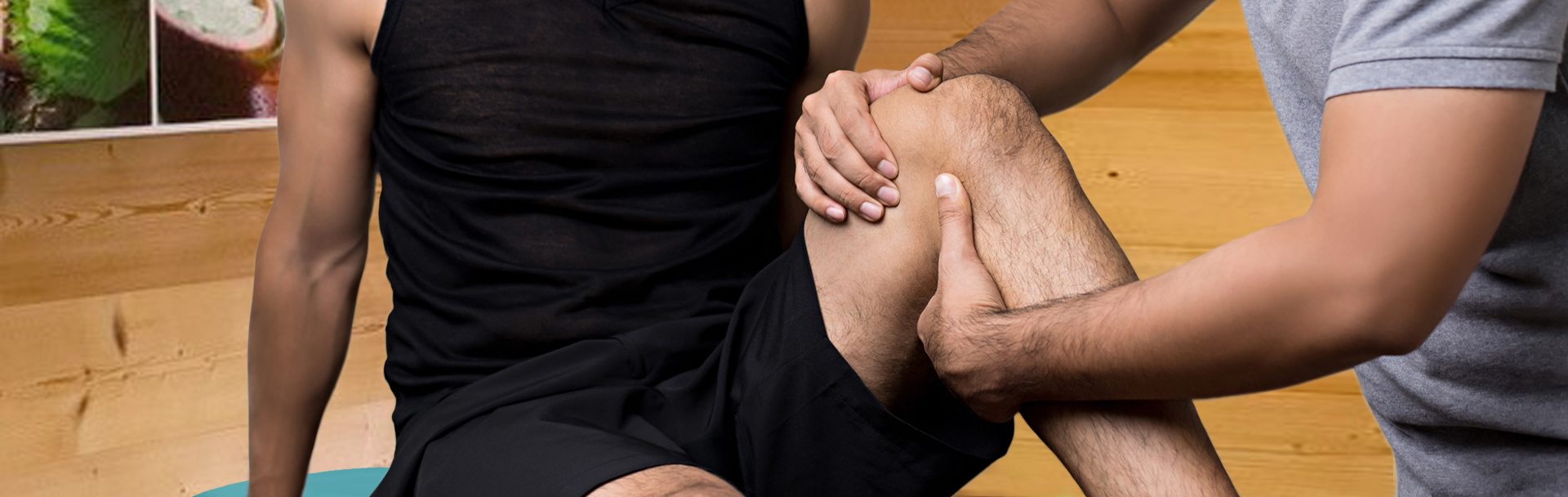 reboutement poiron magnétiseur homme manipulé genou manipulation